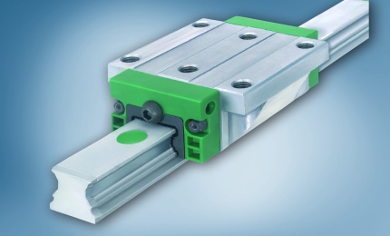 Linear guide, wear protected by DURALLOY